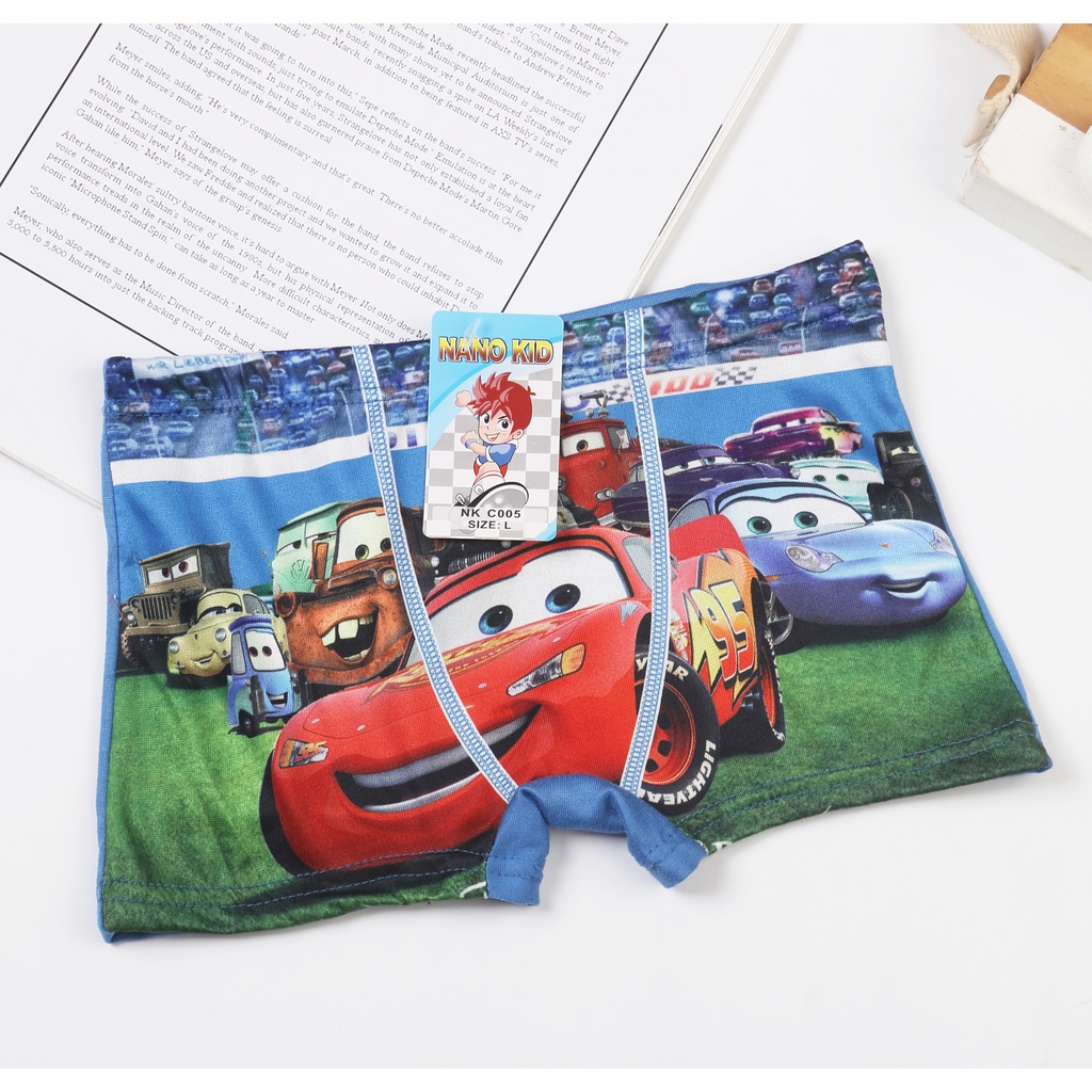 NANOKID | Boxer Anak Cowok / Celana Dalam Anak Segiempat / art NK C00X