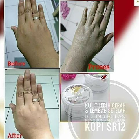 scrub cream lulur kopi / mencerahkan / menghaluskan / melembabkan