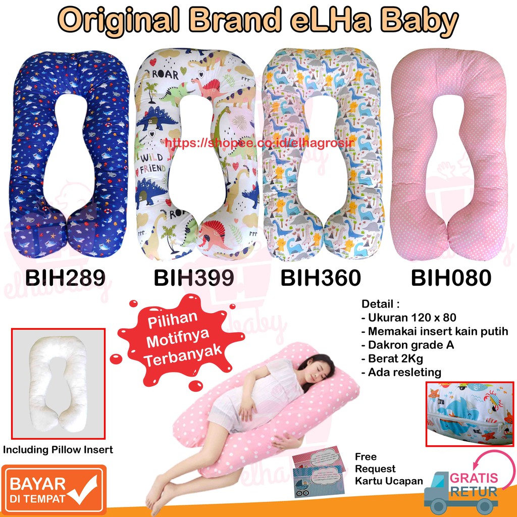 Bantal Hamil Karakter Lucu Kartun Terlaris Bantal Ibu Hamil Maternity Pillow Perlengkapan Ibu Hamil