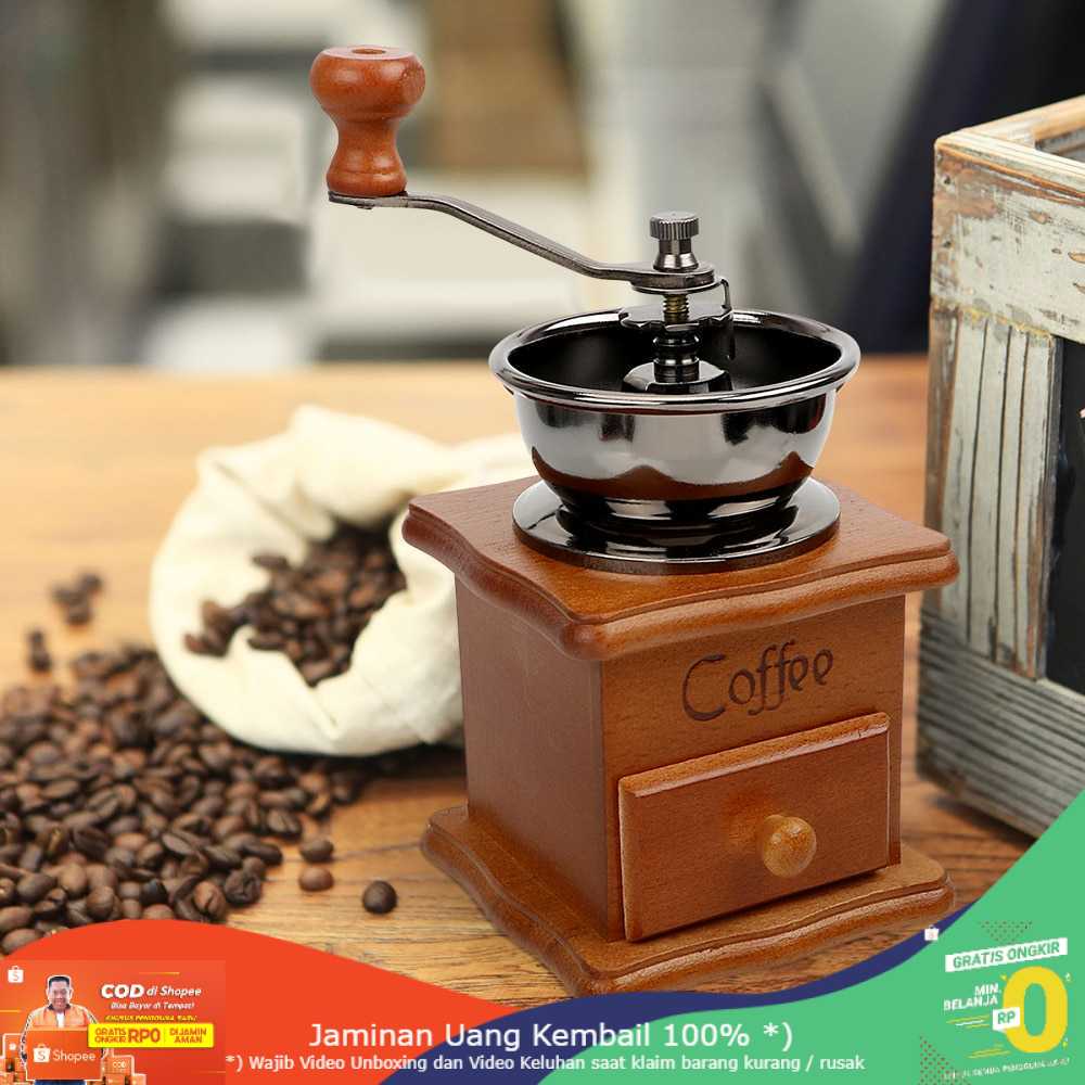 (BISA COD) RVOSTR Mrosaa Alat Penggiling Kopi Manual Coffee Grinder - 16290