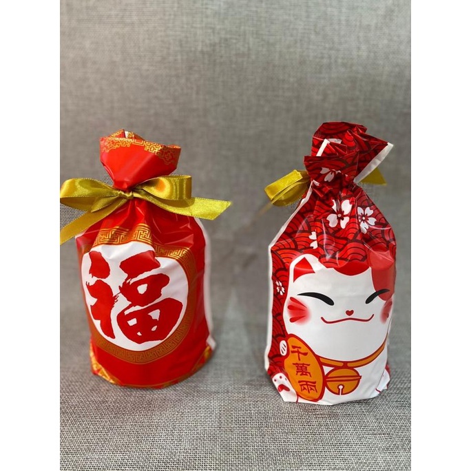{{{{}}] Kantong Plastik Imlek, goodie Bag Imlek, Kantong Hias Hampers