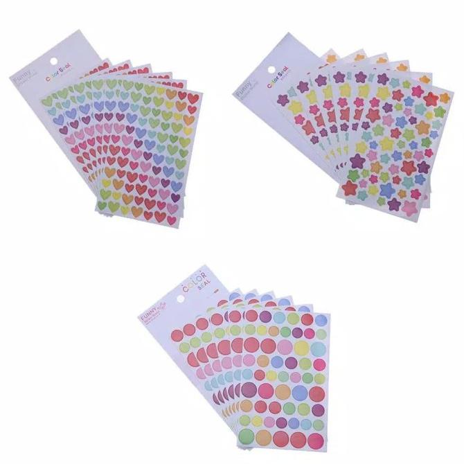 

Stiker Bintang Polkadot Love Scrapbook Sticker