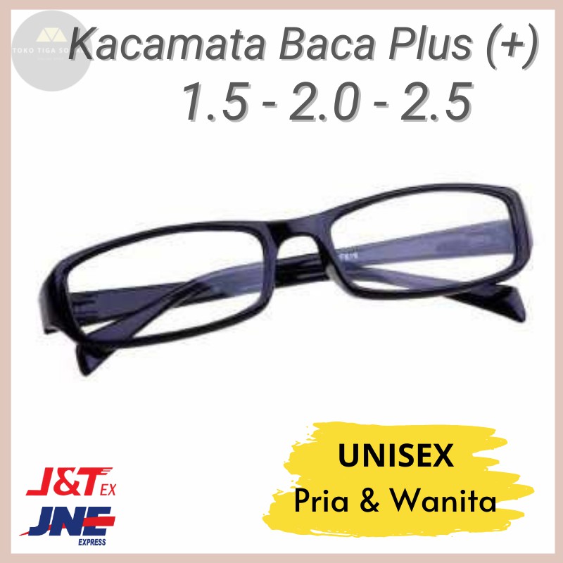 WYM Kacamata Baca Lensa Plus (+) 1.5 2.5 3.5 Pria dan Wanita (UNISEX) - G616