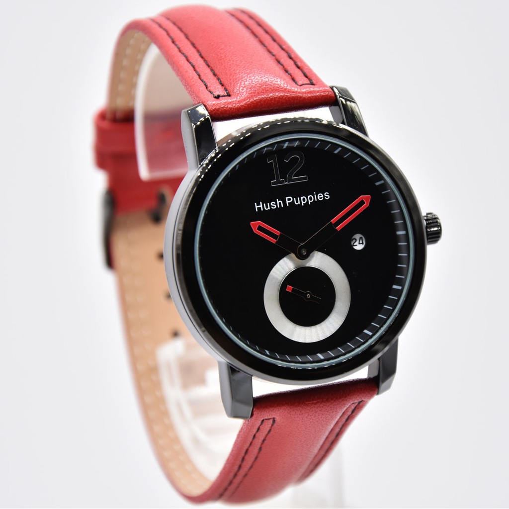 Grosiran Jam Tangan Wanita / Cewek Hush Puppies Detroit Detik Bawah 2348LA Tgl Aktif Free Box - COD