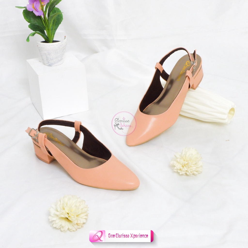 Clarisse Heels Wanita MAUREN Hak Tahu 3 CM Sepatu Pump