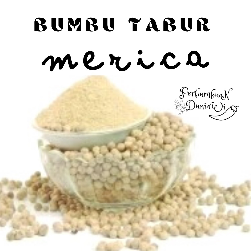 

Merica Bubuk Pure White Pepper Powder 500gr - Perbumbuan Duniawi