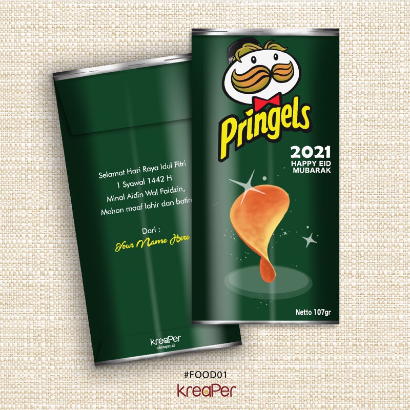 

AMPLOP LEBARAN IDUL FITRI 2021 LARGE (Kode: FOOD01) PRINGLES