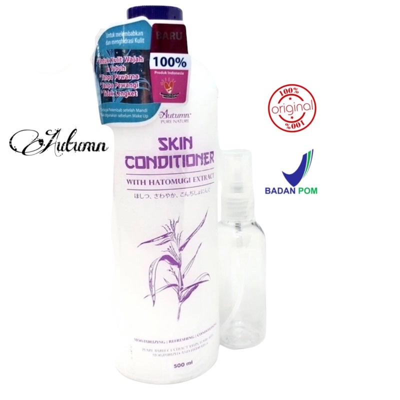 [ SIAP KIRIM ORI 100% ] Hatomugi Skin Conditioner Autumn with Hatomugi Extract 500ml free botol spra