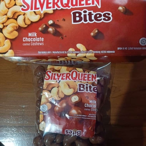 Coklat silverqueen Bites milk Chocholate mede 500gr