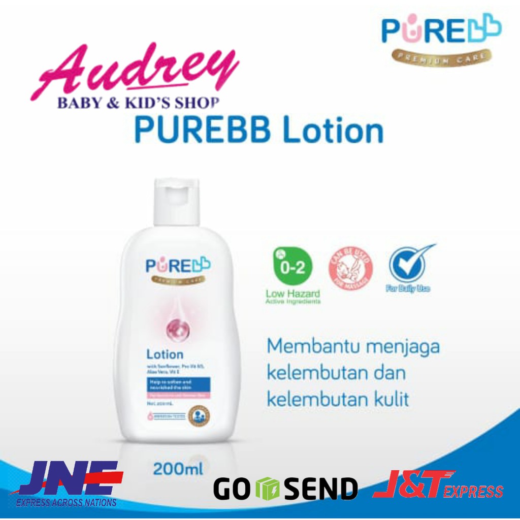 pure baby daily lotion 200ml /pelembab kulit baby dan anak