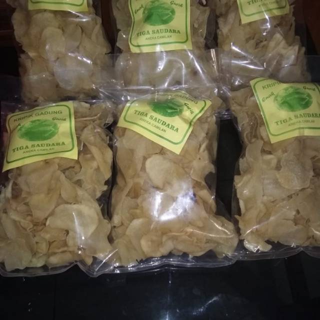 

Krupuk gadung mentah to bu luya