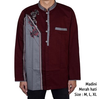 Baju Koko Pria Kemeja Koko Lengan Panjang Fashion Muslim Baju Koko Pria Kemeja Koko Lengan Panjang Fashion Muslim