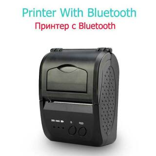 Printer Mini Portable Bluetooth HP Thermal Receipt Zjiang