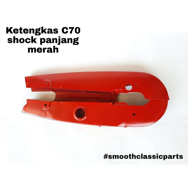 Ketengkas tutup rantai C70 warna merah