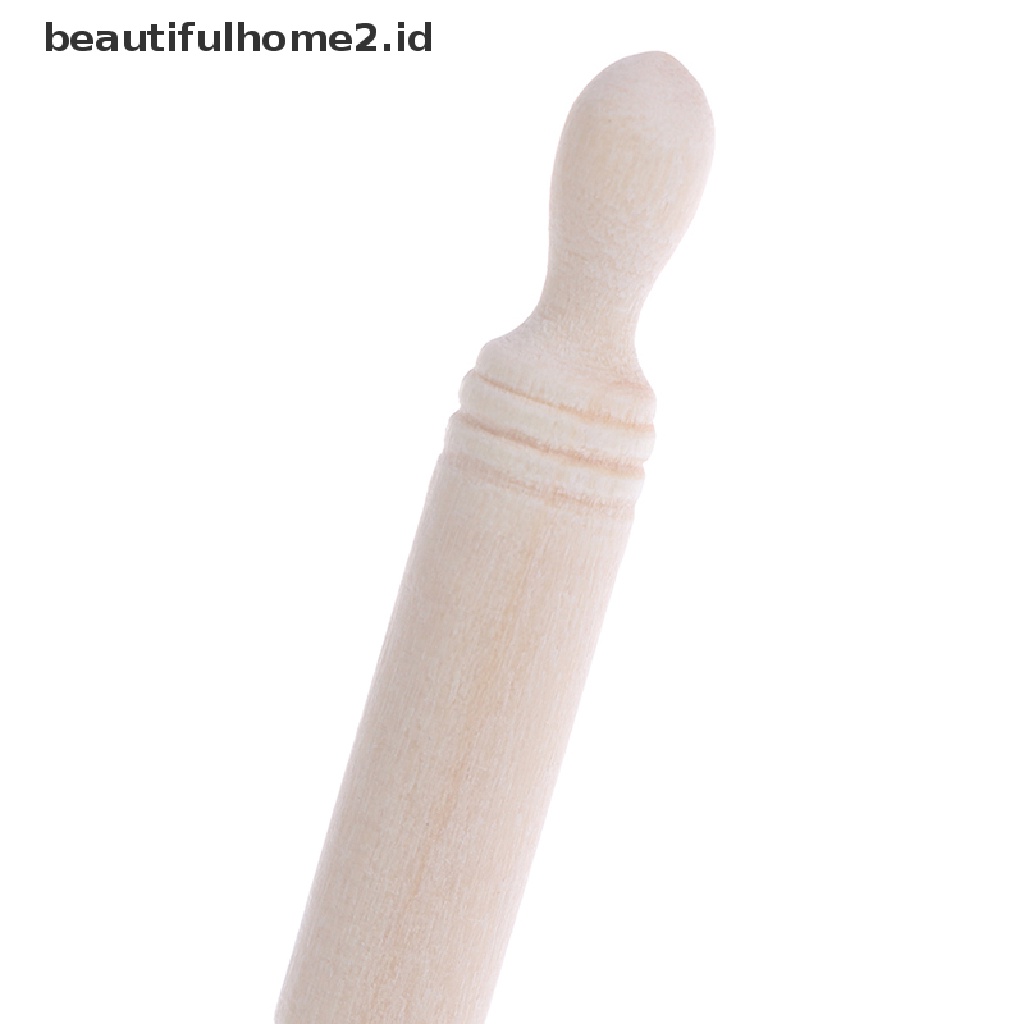 (Beautifulhome2.Id) Mainan Miniatur Papan Potong / Rolling Pin Skala 1: 12 Untuk Aksesoris Dapur Rumah Boneka