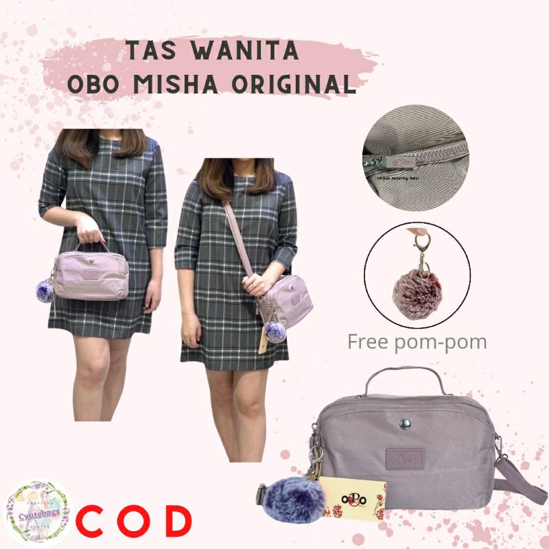 TAS SELEMPANG WANITA OBO MISHA ORIGINAL CROSSBODY