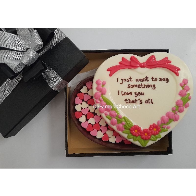 

hampers valentine cokelat premium love big size