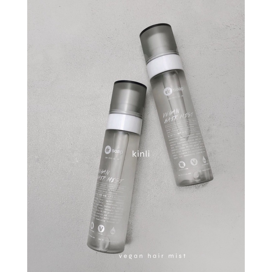 dr soap vegan hair mist antibacterial alcohol free hair perfume spray