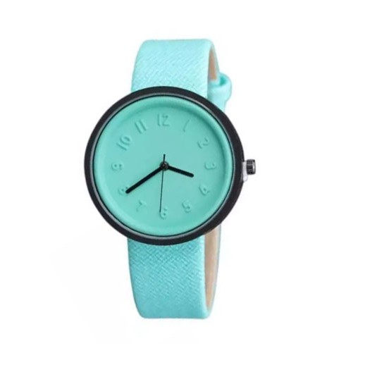 Jam Tangan Canvas MINIMALIS #50 + CHOKER Wanita Kanvas Korea Fashion Korean Style Unisex Quartz