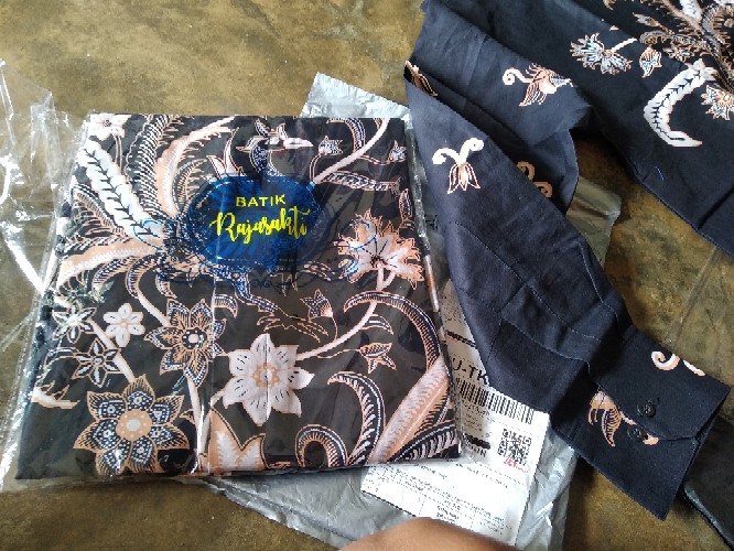 Kemeja Batik Solo Pria Lengan Panjang Full Furing Atasan Premium Cendrawasih Sogan Florist Perwira