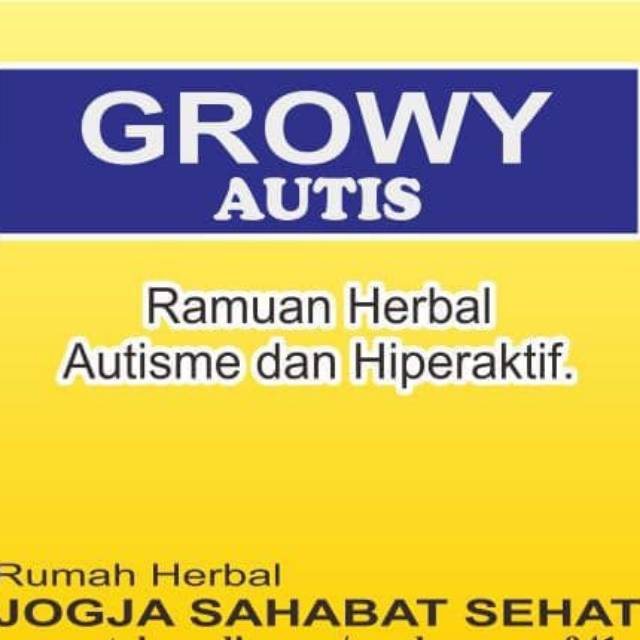 GROWY AUTIS Obat Herbal Autis dan Hiperaktif