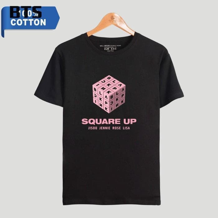 KAOS BLACKPINK SQUARE UP LISA JENNIE JISOO ROSE BAJU TSHIRT BLINK