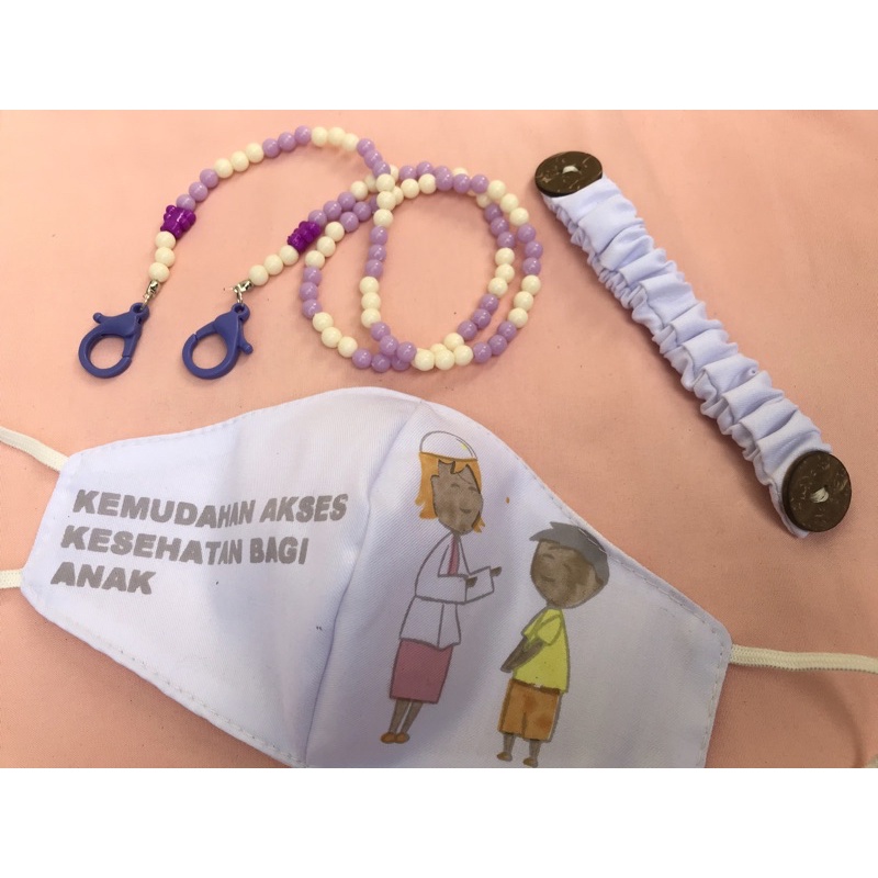 Makosta Design 5 | Masker, Konektor, Strap Anak | Starter-Pack/Set Produk