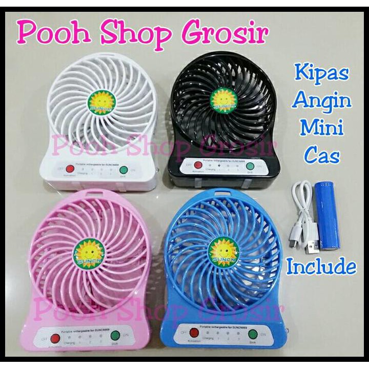 DISKON KIPAS ANGIN MINI CHARGER F95B ( RECHARGER ) BATERAI 18650 LI-ION