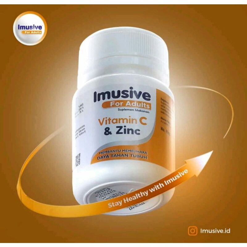 IMUSIVE vit C + Zinc 60 tablet
