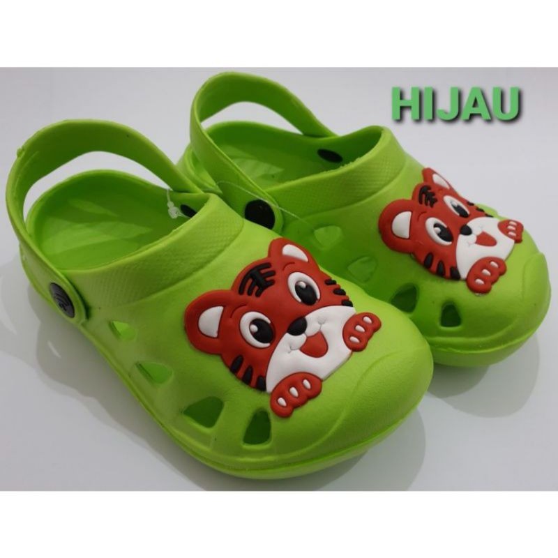 DX-008E Sandal Baim Anak Balita Laki Laki Motif Tiger Harimau Merek Dulux Ukuran 21-26