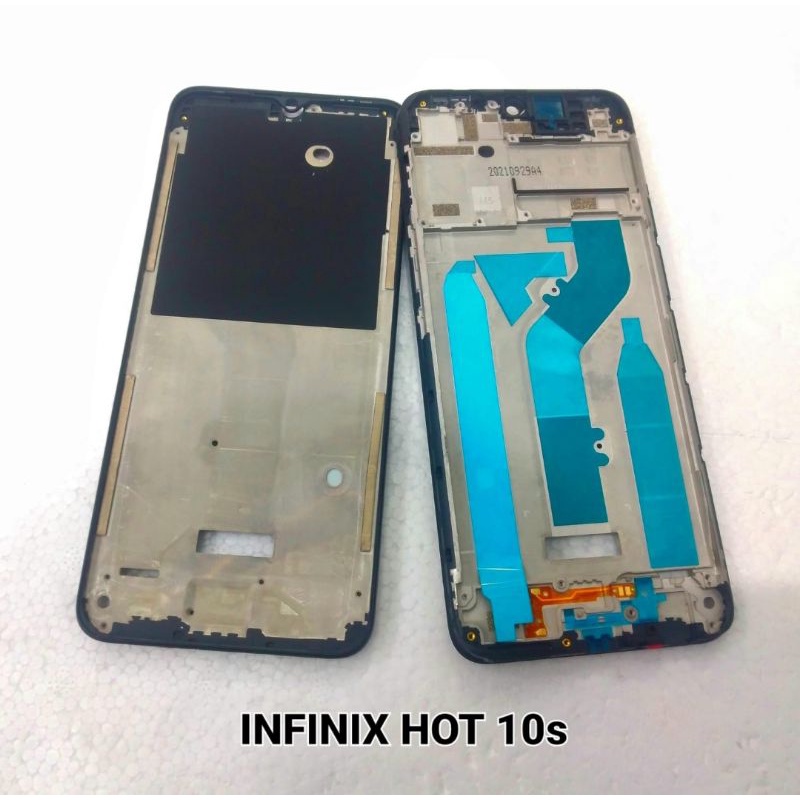 FRAME LCD TULANG LCD INFINIX HOT 10S X689 TATAKAN DUDUKAN LCD ORIGINAL