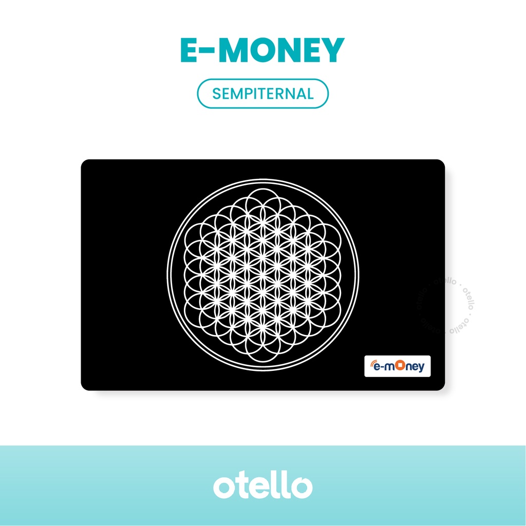 Otello Kartu eMoney Band Metal Album e-Money Card eToll Mandiri Print