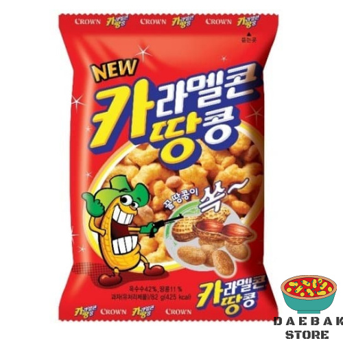 

Crown Caramel Corn Peanut Snack 72g