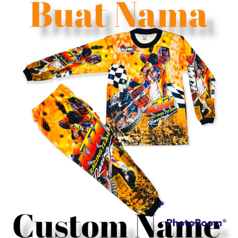 SETELAN BAJU ANAK MOTOR CROSS