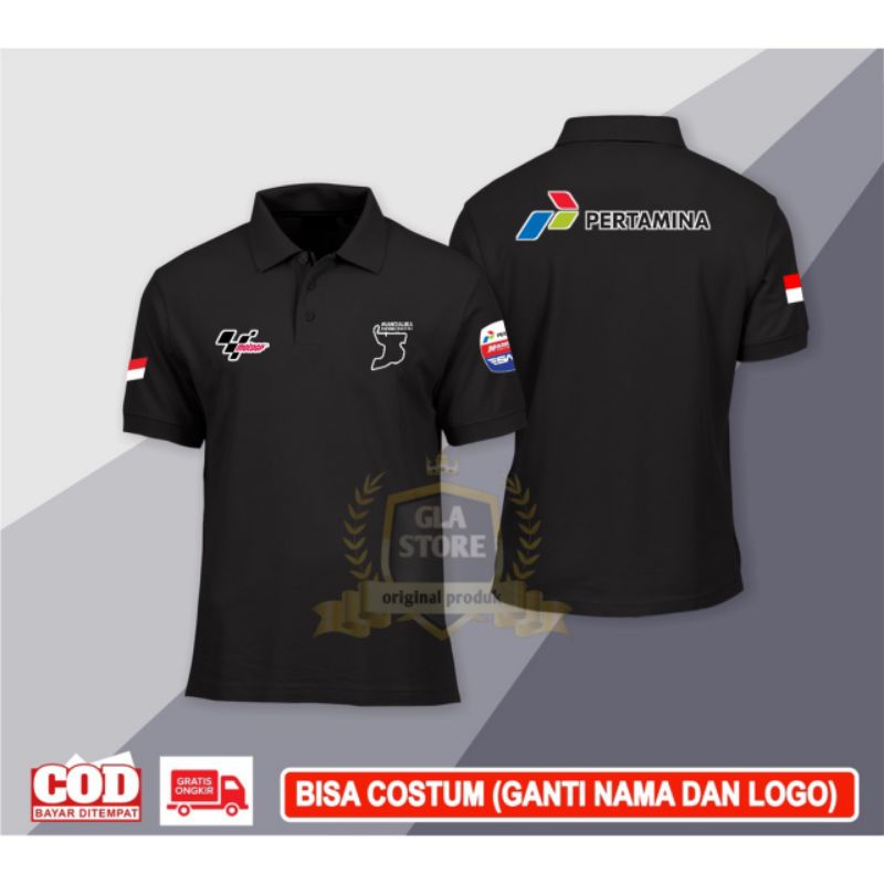 polo T-SHIRT kerah sirkuit mandalika/kaos sirkuit mandalika MGPA