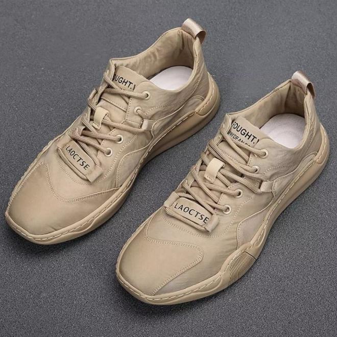 'TERLARIS' SEPATU SNEAKER PRIA IMPORT LAOCTSE COKLAT BEST SELLER