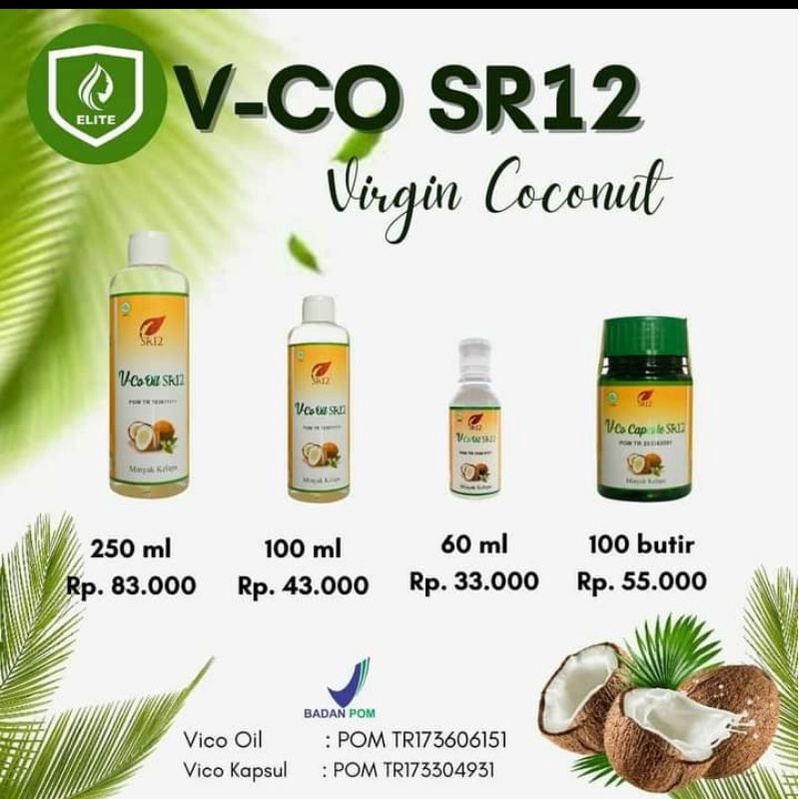 SR12 IMUN BOOSTER/VCO 60ml/VCO 100m/VCO 250ml/VCO kapsul