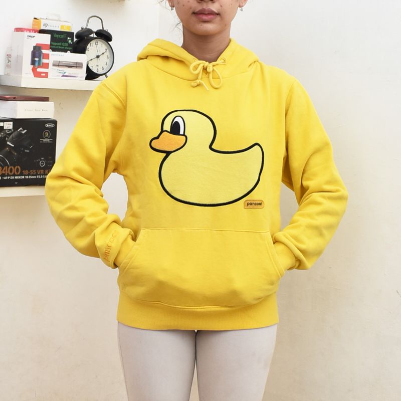 Hoodie Pancoat Bebek Kuning