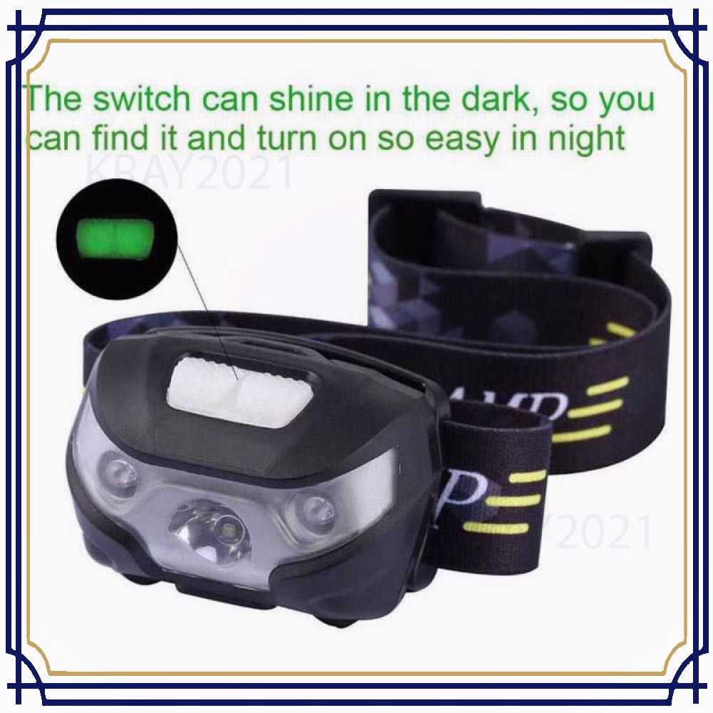 TaffLED Headlamp Flashlight Rechargeable USB + Motion Sensor - Z20T19