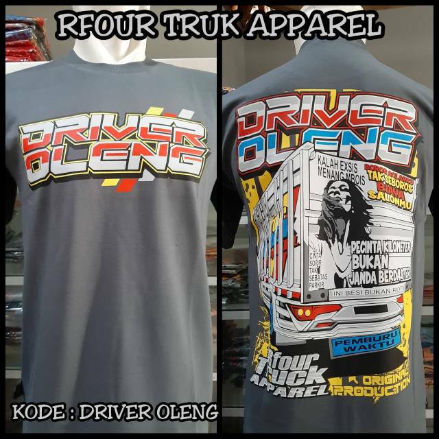  Kaos  Distro Truk  Mania Kaos  Truk  Edisi Driver Oleng Kaos  