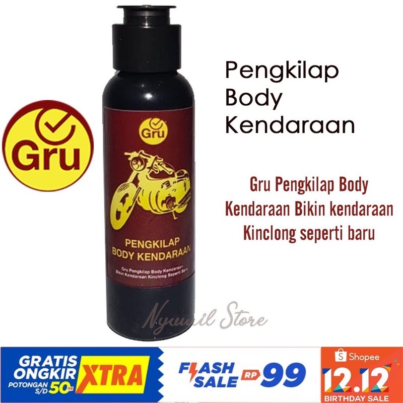 [ COD ] PENGKILAP BODY & DASHBOARD Mobil Motor Efek Daun Talas Permanen