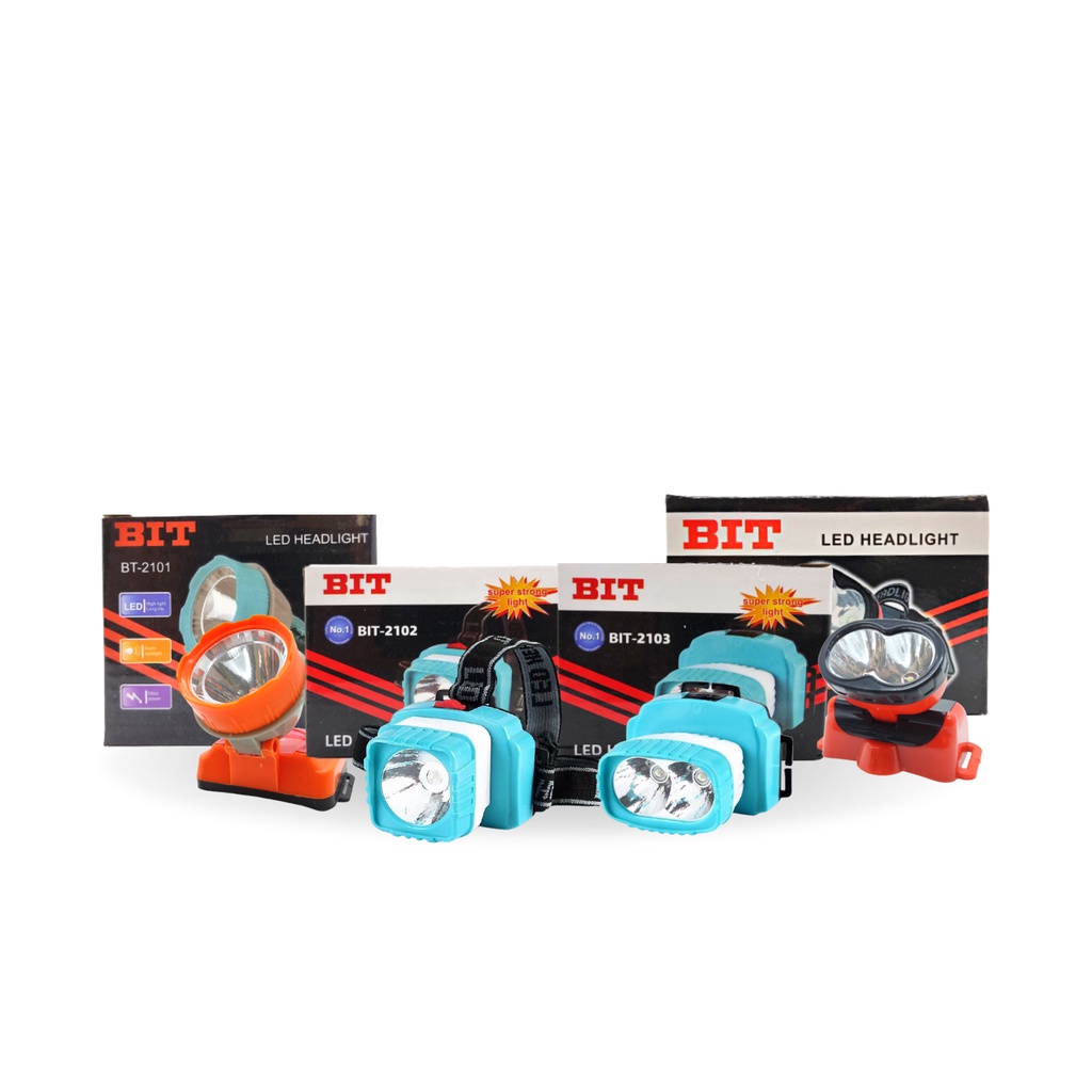 Kiseki Senter Kepala Bit Senter kepala Super Terang Senter Kepala Baterai