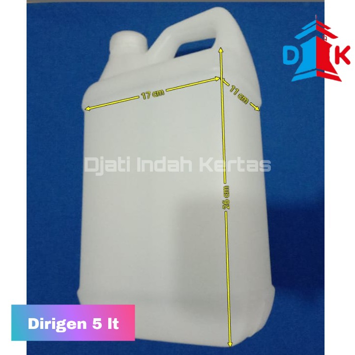 TERMURAH !!! Dirigen 5 liter / Dirijen 5000ml / botol 5 liter ( BARU )