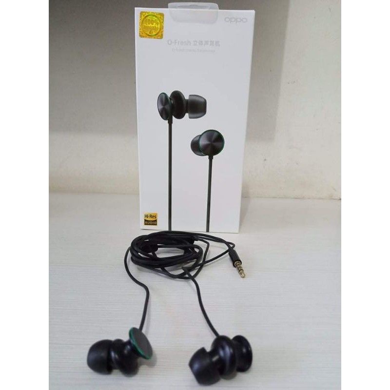 Handsfree/Headset Oppo O-Fresh Earphones Mh151 Stereo Original 100%