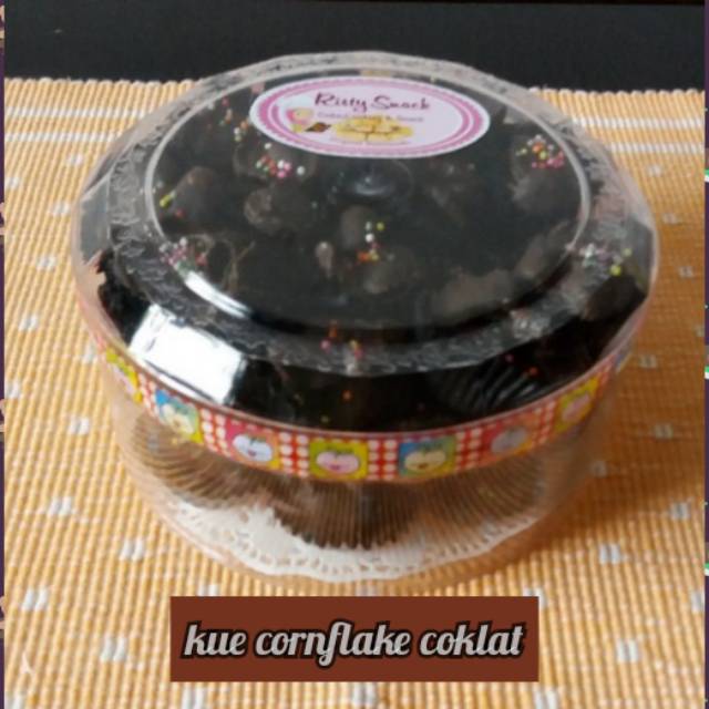 

kue kering lebaran CORNFLAKE COKLAT 500gr.homemade & fresh