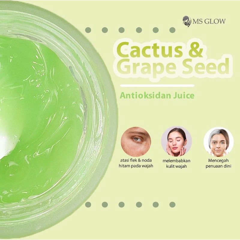 MS Glow Cactus & grapeseed Mosturizer 100% Original