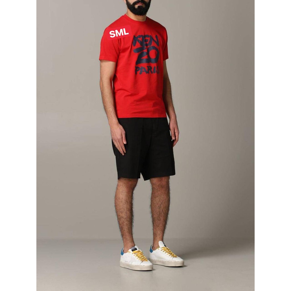 Kenzo tshirt logo seasonal ,  Color : red