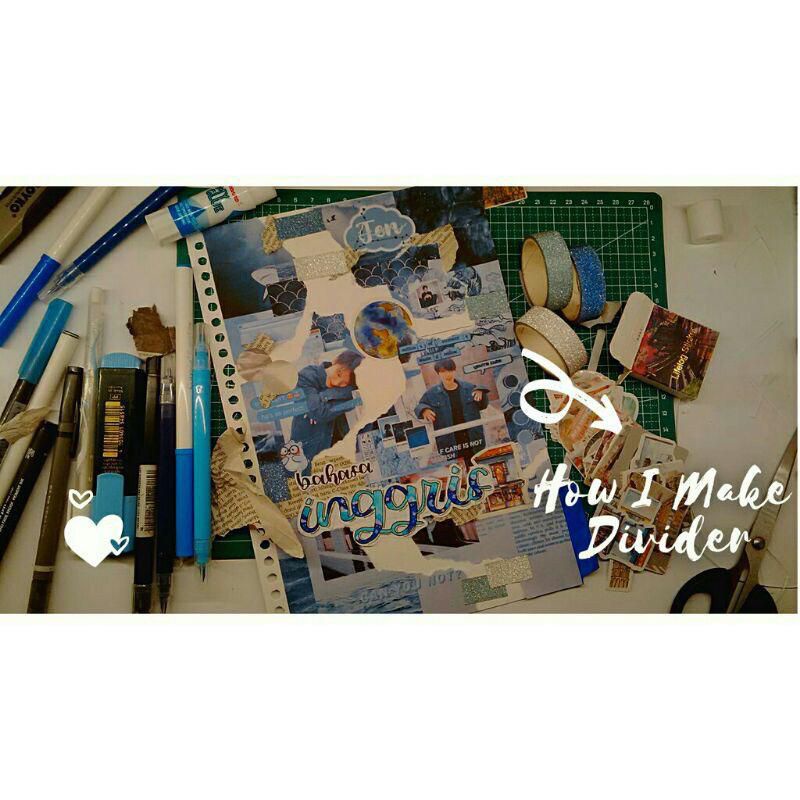 

pembatas binder a6 2 ring // kpop // handmade