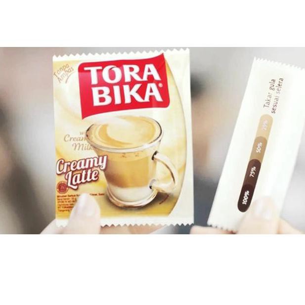 

Bestseller JS0M Torabika Creamy latte 25 gram ( 10 sachet ) LGZ Ready Stock