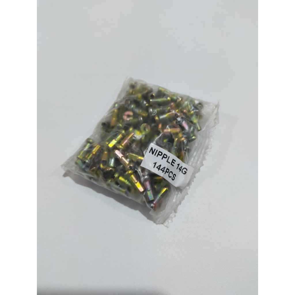 Deli baru nipples spoke @ 36 pcs panjang 12 mm sepeda